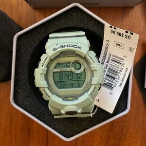 G-shock Women’s Sport Watch Sea Foam Green NWT